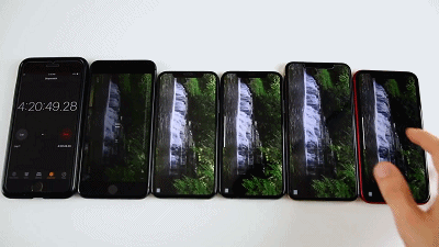 5 Apple Mobile Phone battery Life Test